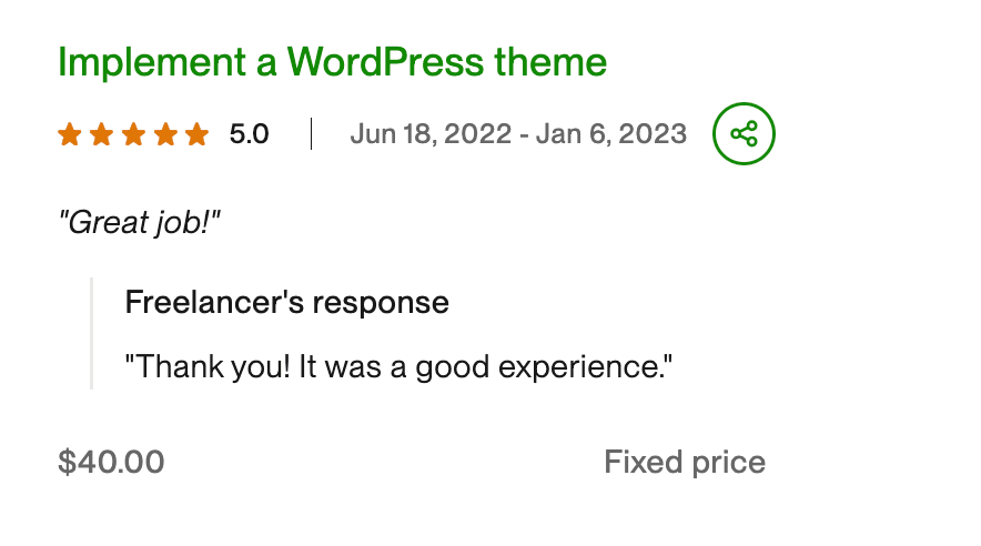 Client review screenshot 12