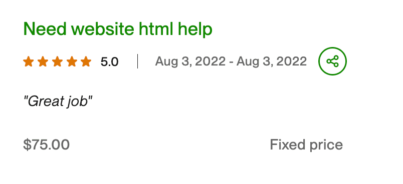 Client review screenshot 13