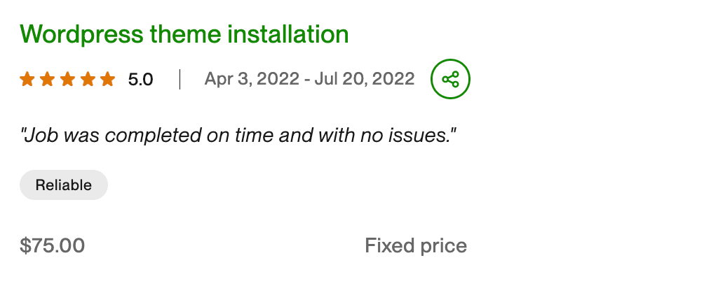Client review screenshot 14