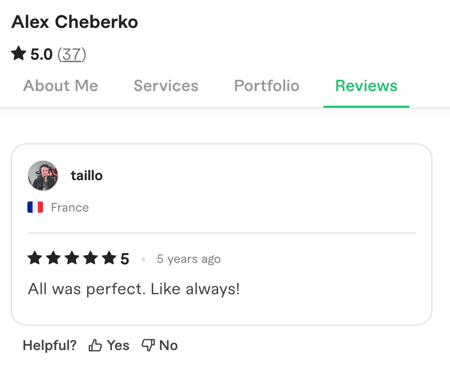 Client review screenshot 27