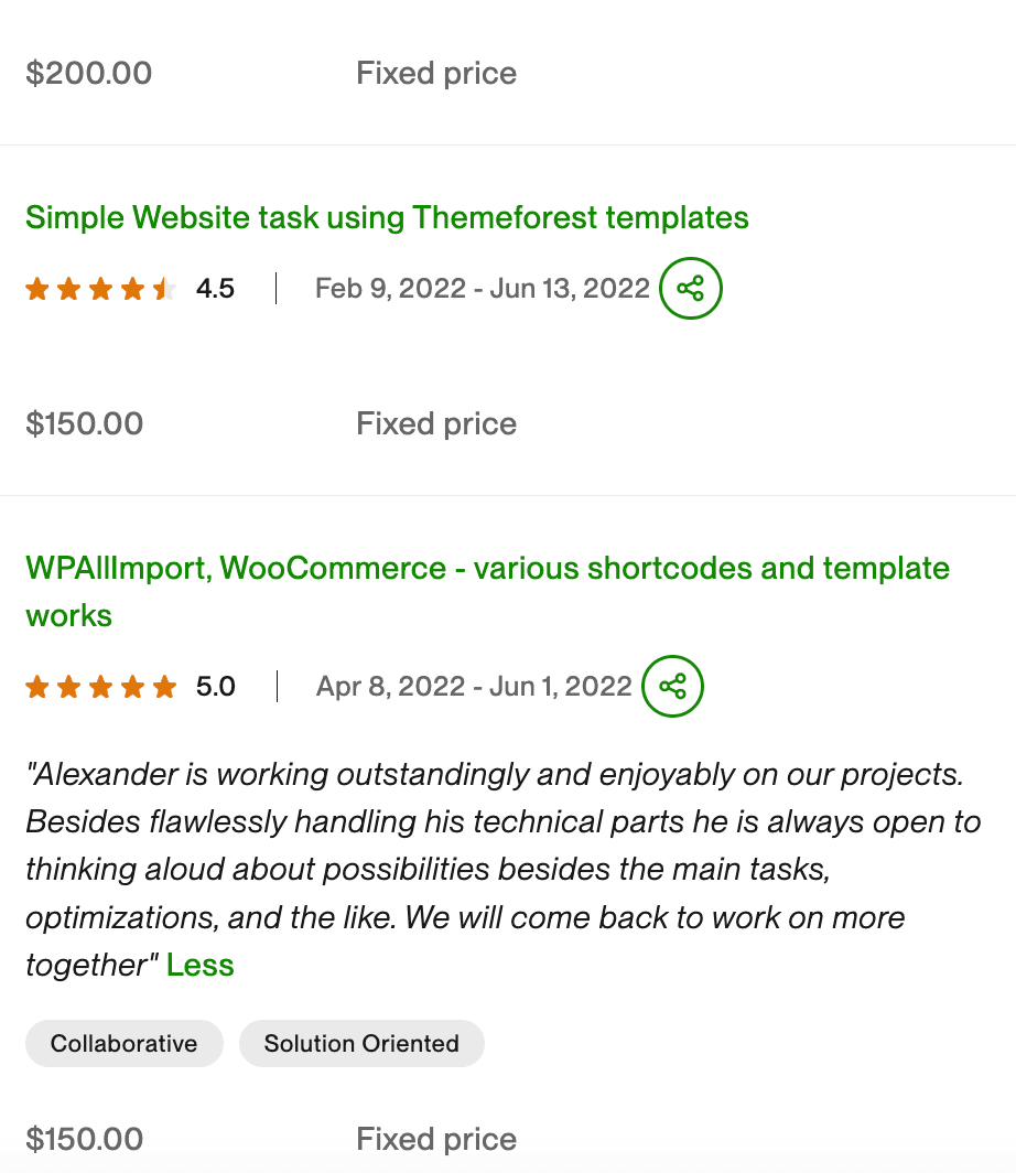 Client review screenshot 5