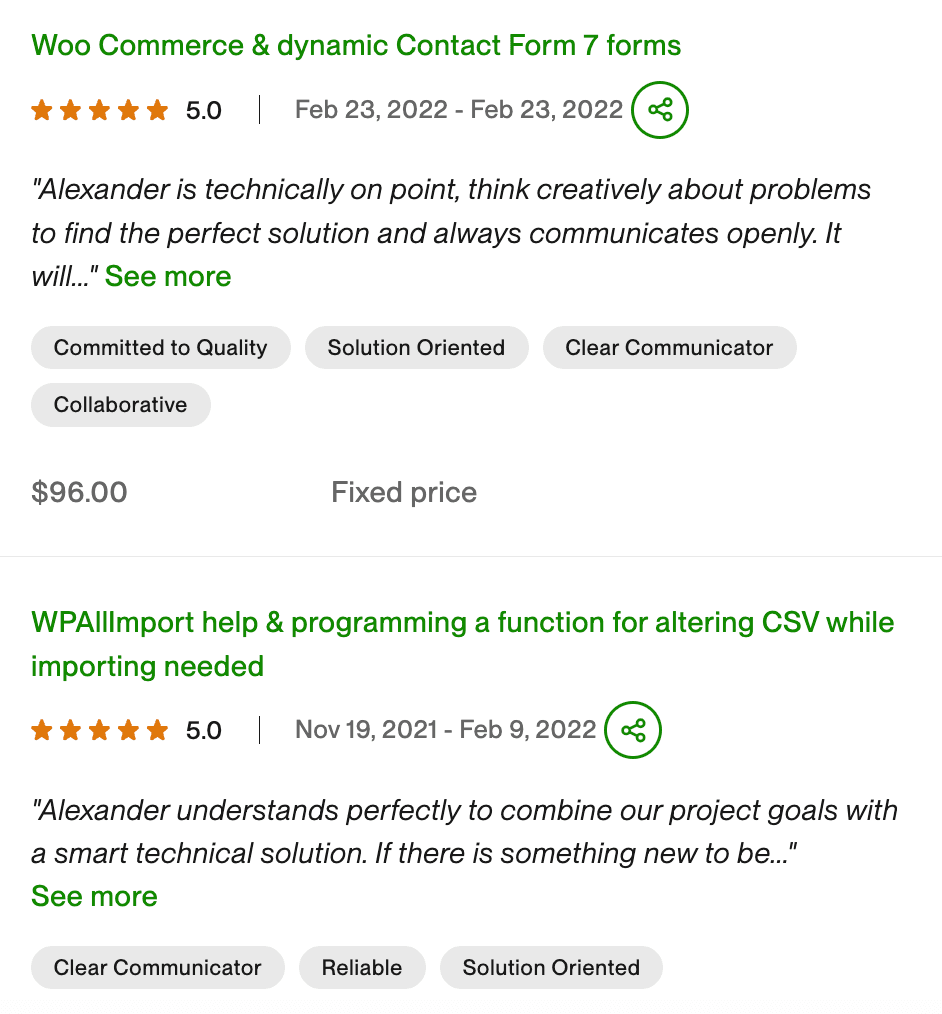 Client review screenshot 6
